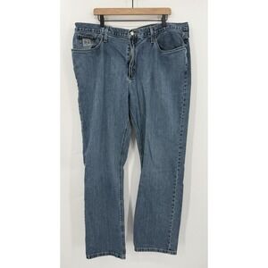 Cinch Jeans Mens 42x34 Blue Slim Straight Fit Silver Label Western Cowboy